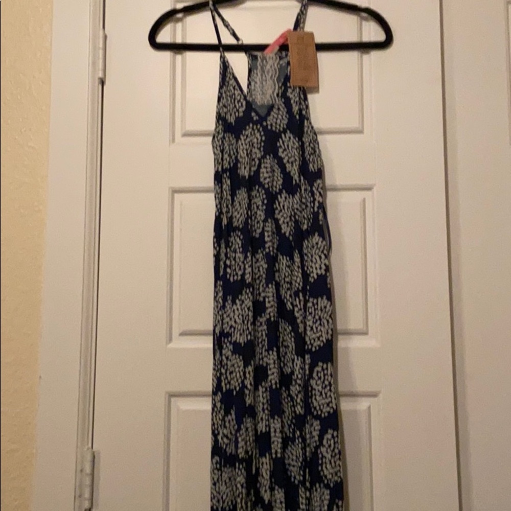 Cinnamon girl Hawaiian maxi dress